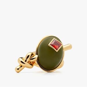 Kate Spade Shaken or Stirred Statement Ring 🫒🍸